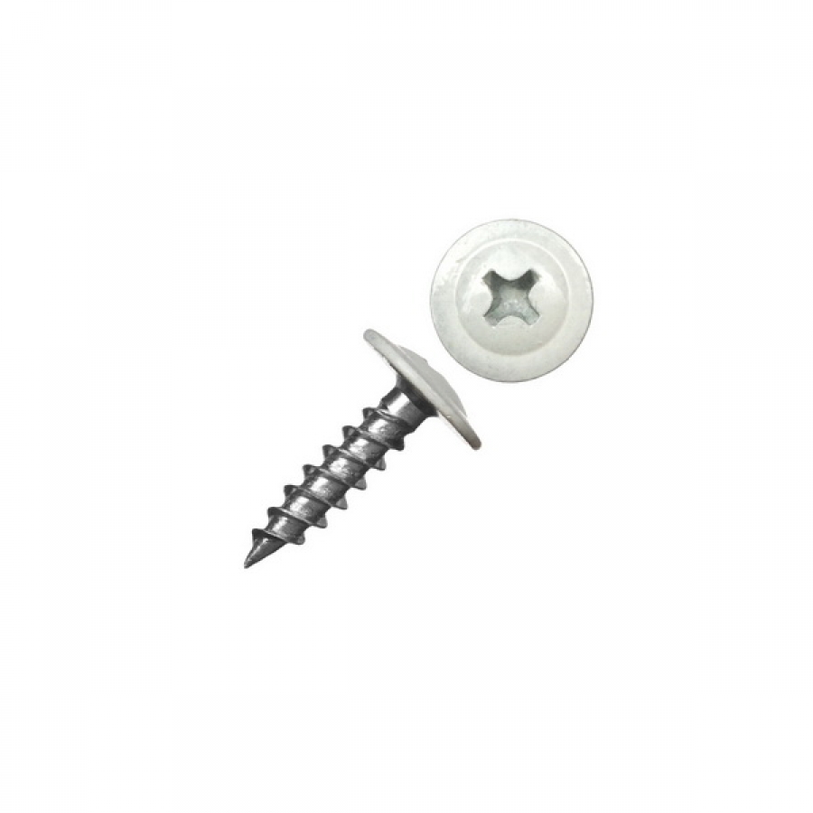 Саморезы 4,2*16 (прессшайба) белые 